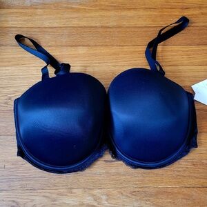 New Womens 42DDD Auden Black Strapless Bra